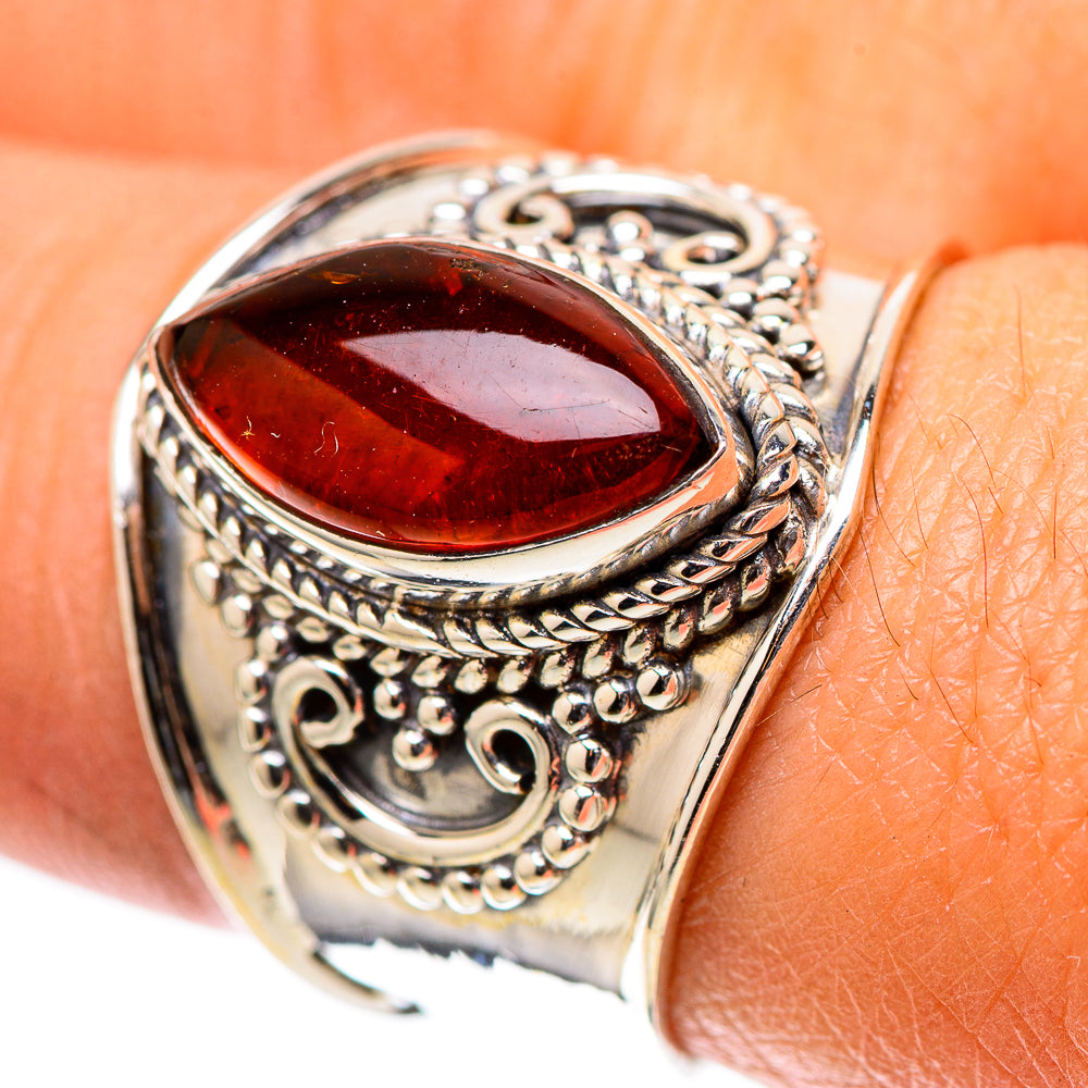 Baltic Amber Ring Size 8 (925 Sterling Silver) RING138777