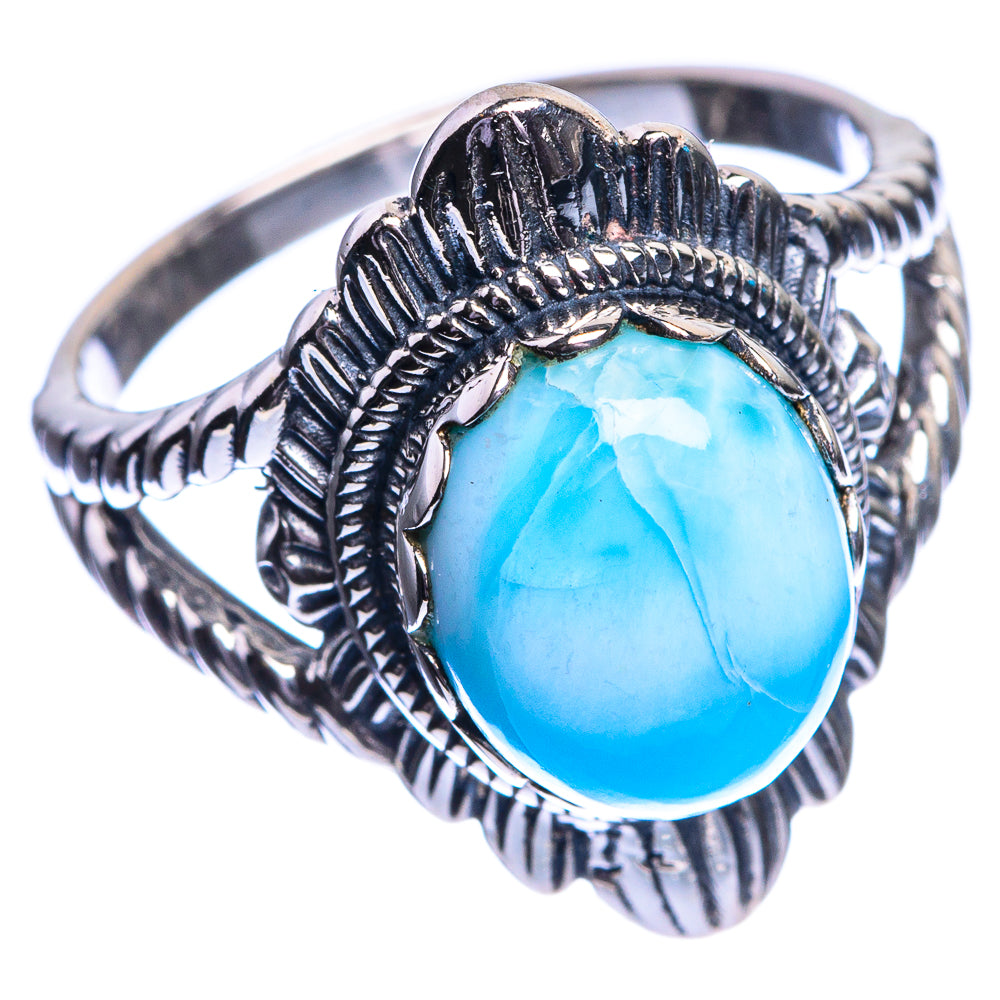 Larimar Ring Size 7.75 (925 Sterling Silver) R144112