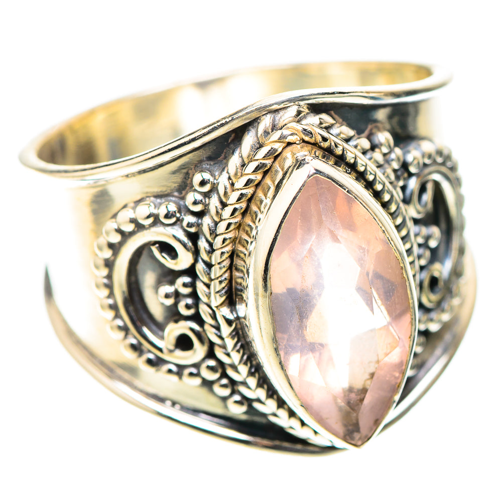 Rose Quartz Ring Size 9 (925 Sterling Silver) RING138548