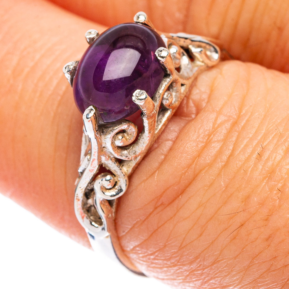 Amethyst Dainty Ring Size 7.25 (925 Sterling Silver) R146830