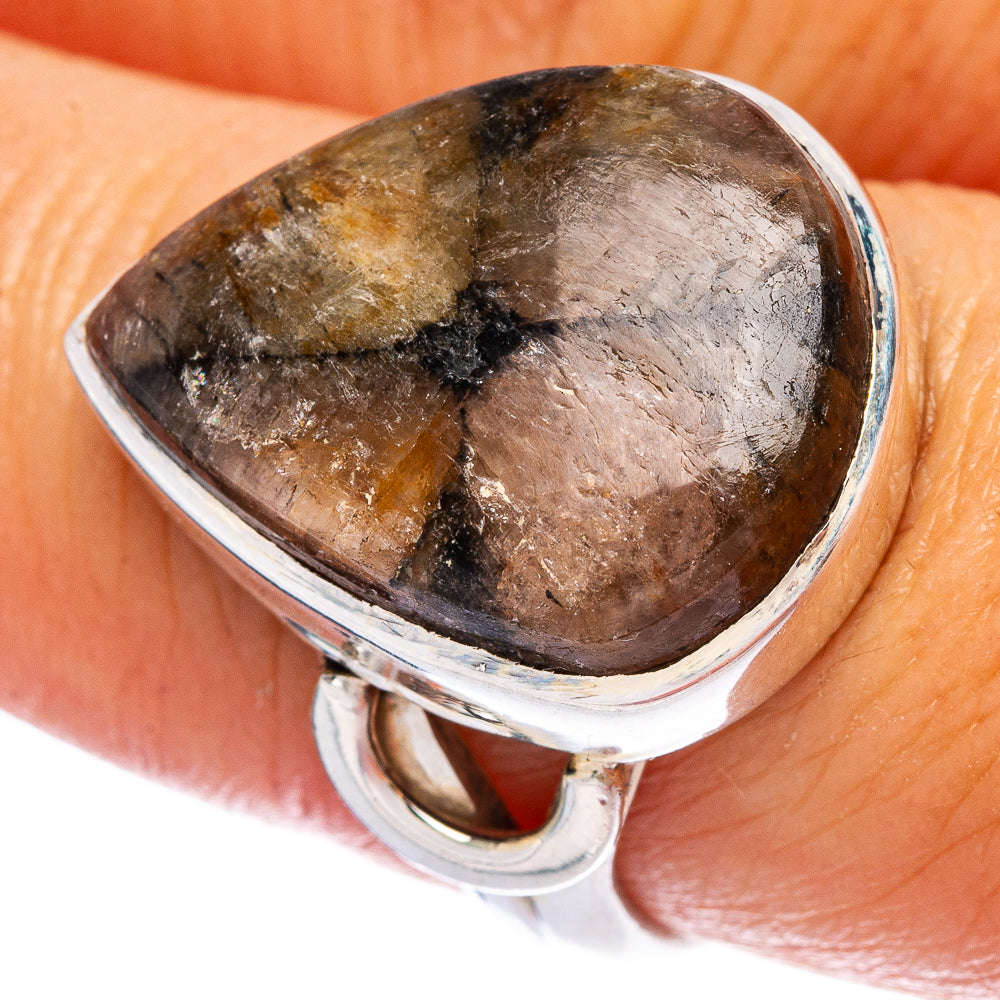 Chiastolite Ring Size 7.75 (925 Sterling Silver) R146541