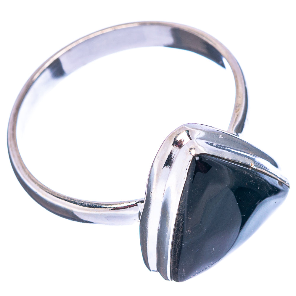 Black Onyx Ring Size 11 (.925 Sterling Silver)