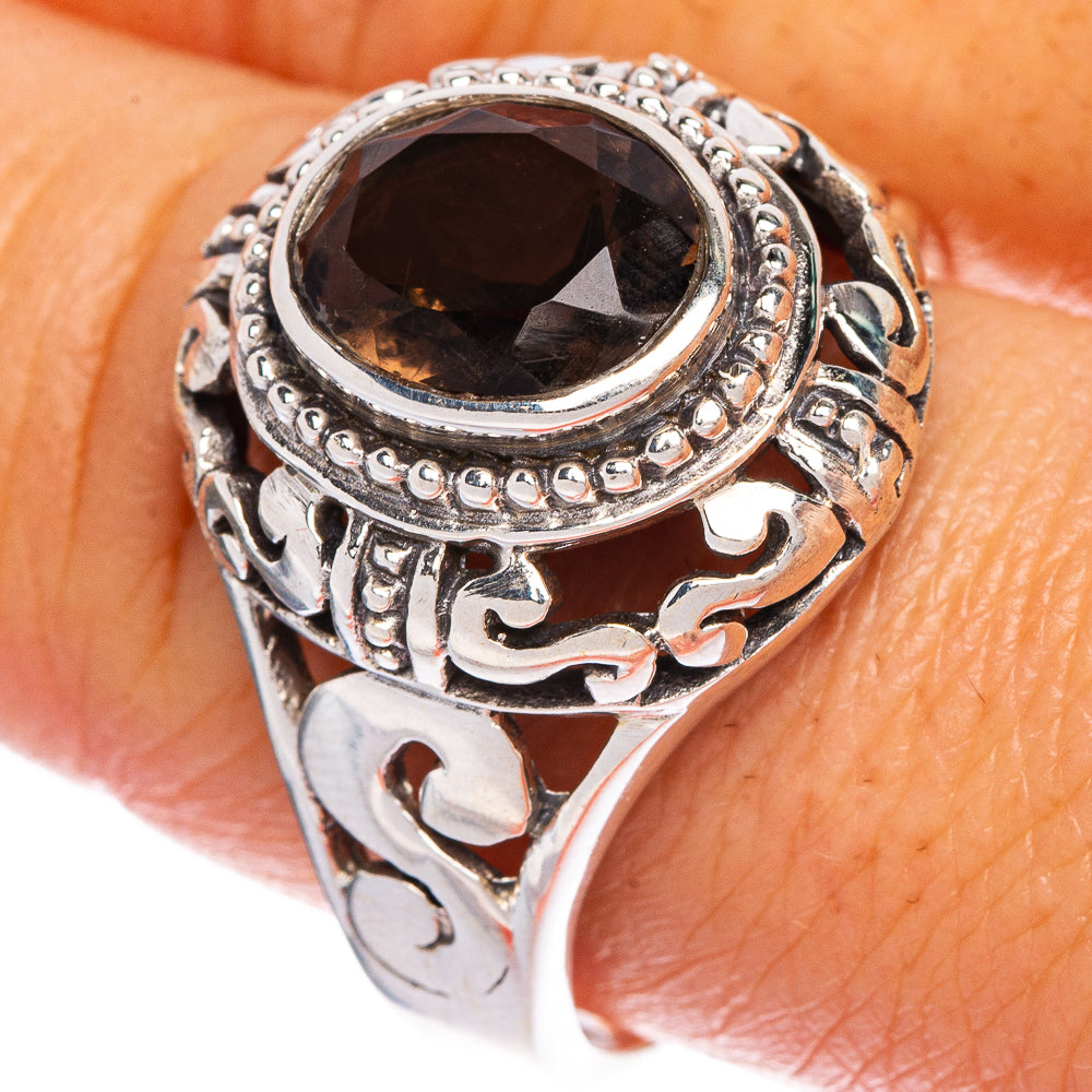 Smoky Quartz Ring Size 10 (925 Sterling Silver) R147178