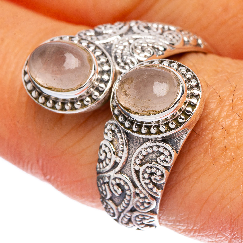 Rose Quartz Ring Size 9 (925 Sterling Silver) R146384