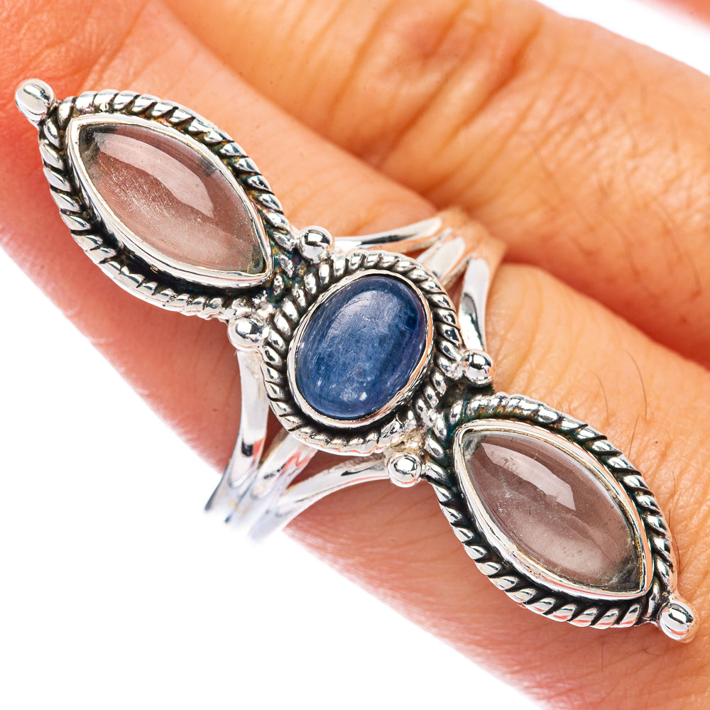 Large Kyanite, Aquamarine Ring Size 9 (925 Sterling Silver) R144950