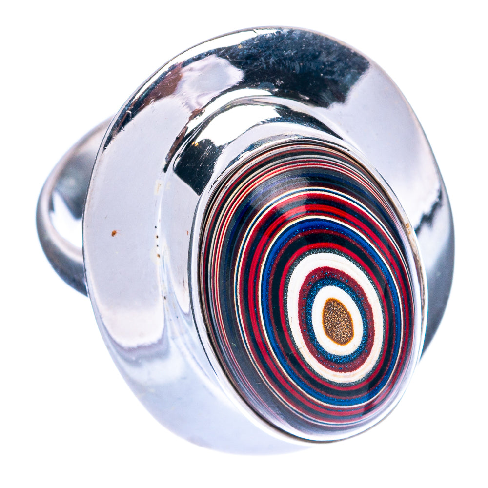 Fordite Ring Size 5.75 (925 Sterling Silver) R144436
