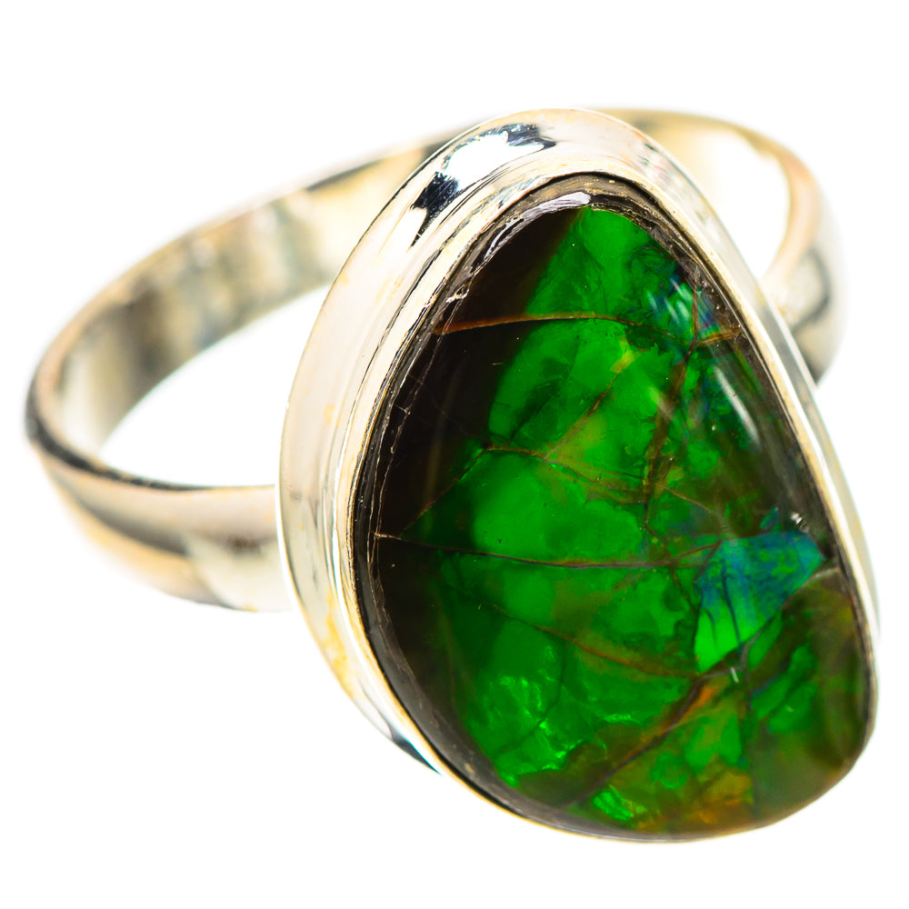 Ammolite Ring Size 8 (925 Sterling Silver) RING139202