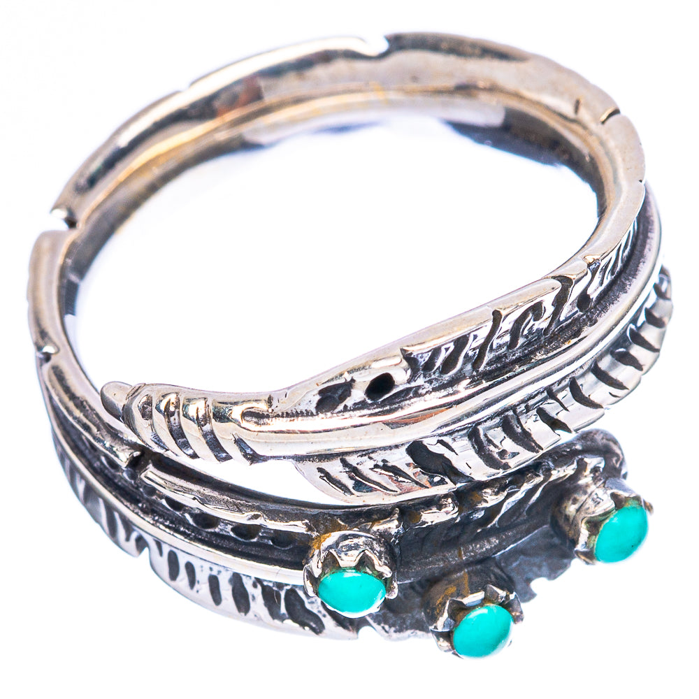 Rare Arizona Turquoise Ring Size 7.5 (925 Sterling Silver) R4577