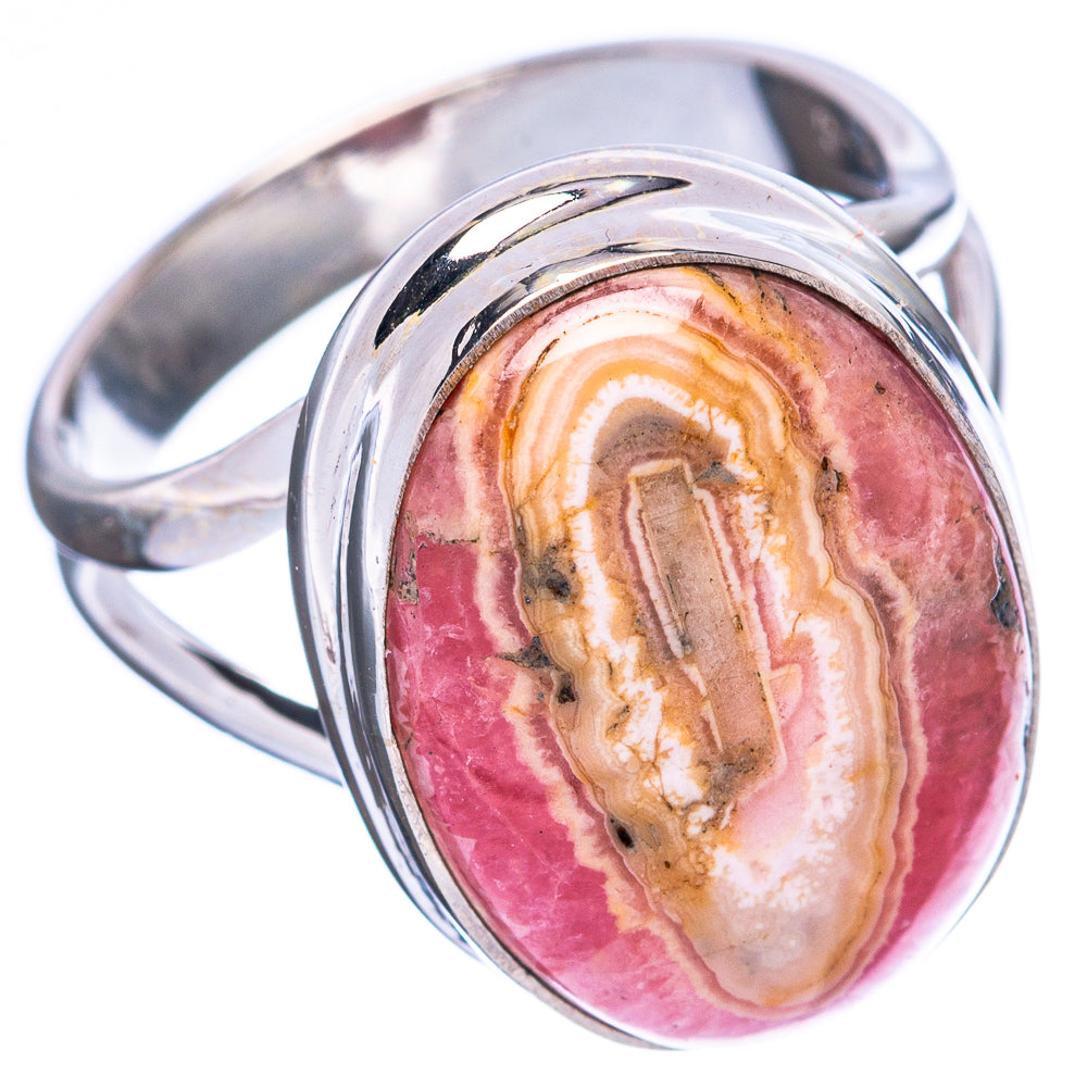 Rhodochrosite Ring Size 5 (925 Sterling Silver) R4019