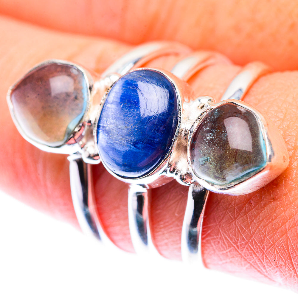 Kyanite, Aquamarine Ring Size 8.75 (925 Sterling Silver) RING140078