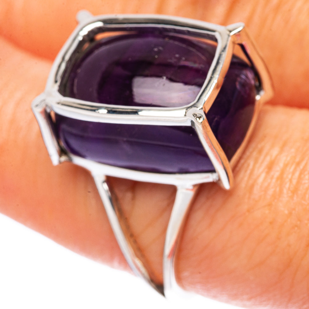Asc Premium Amethyst Ring Size 8 (925 Sterling Silver) R3472