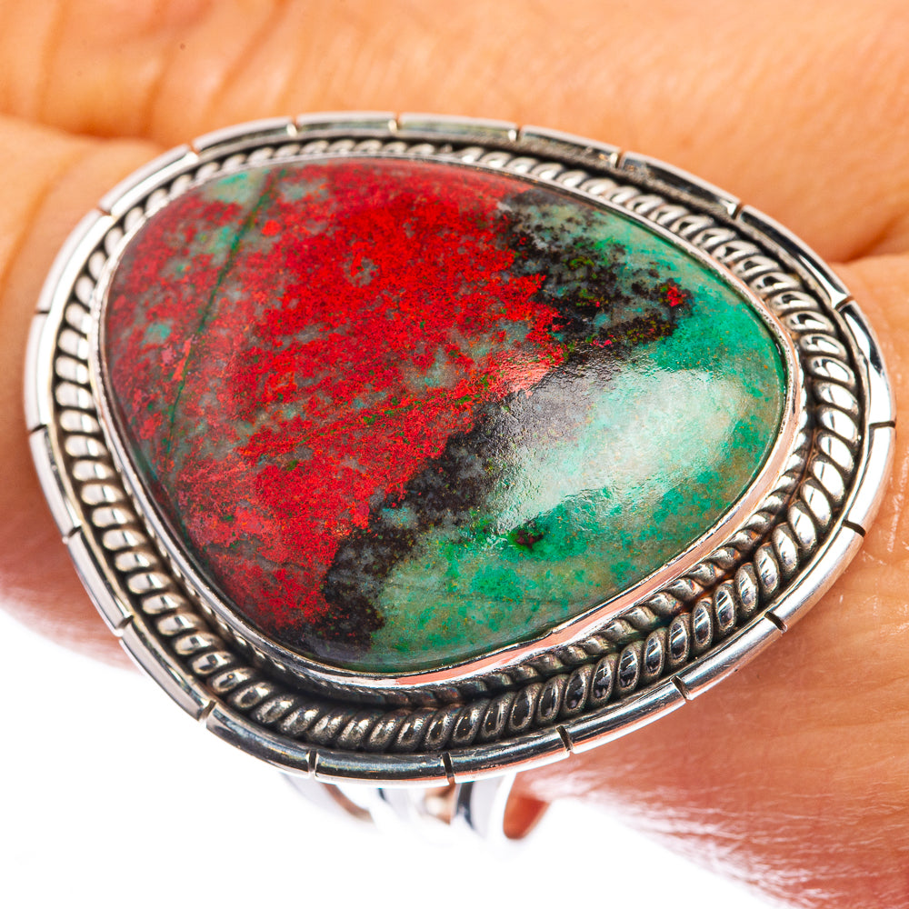 Huge Sonora Sunrise 925 Sterling Silver Ring Size 10.75