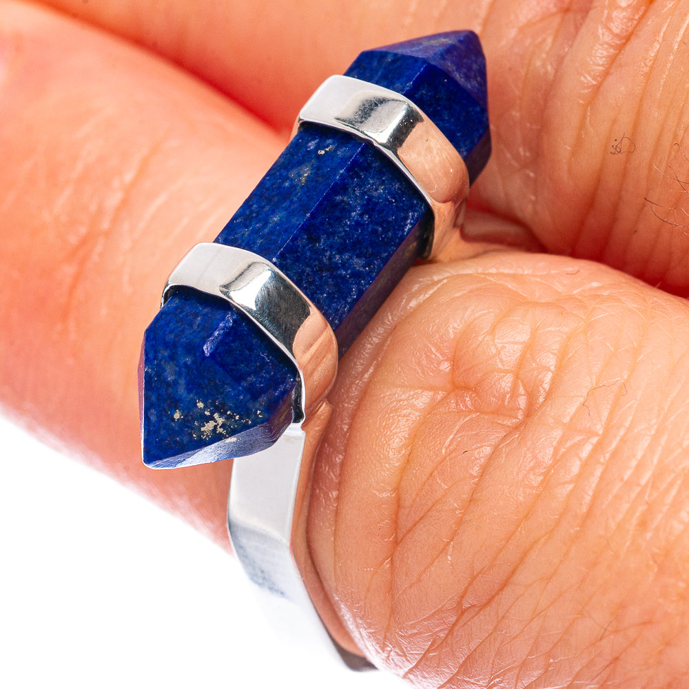 Premium Lapis Lazuli 925 Sterling Silver Ring Size 6 (925 Sterling Silver) R2669