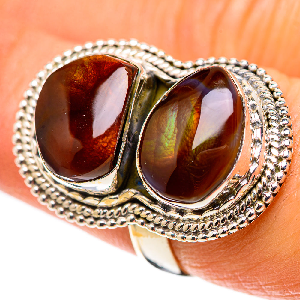 Mexican Fire Agate Ring Size 7 (925 Sterling Silver) RING138354