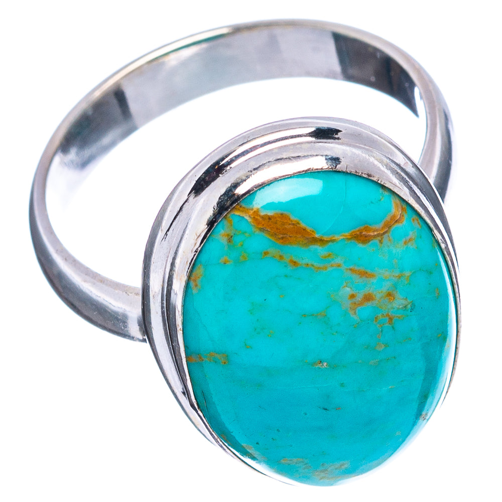 Rare Campitos Turquoise Ring Size 7.75 (.925 Sterling Silver)