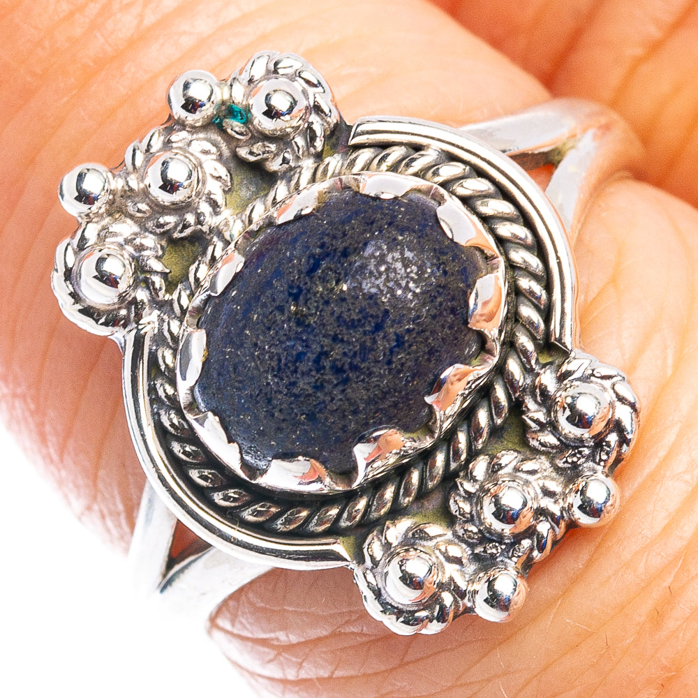 Lapis Lazuli Ring Size 7 (.925 Sterling Silver)