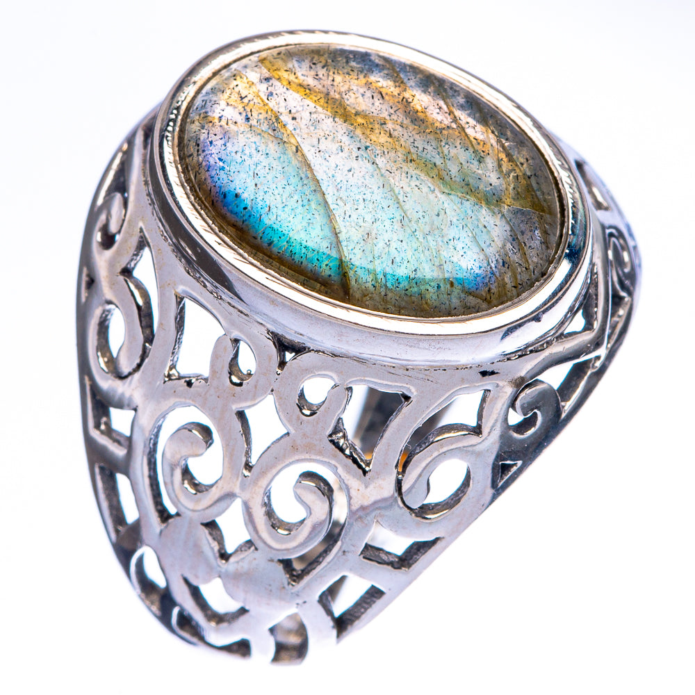 Labradorite Ring Size 7.75 (925 Sterling Silver) R146170