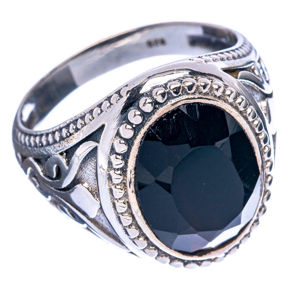 Black Onyx Ring Size 8.5 (925 Sterling Silver) R146155