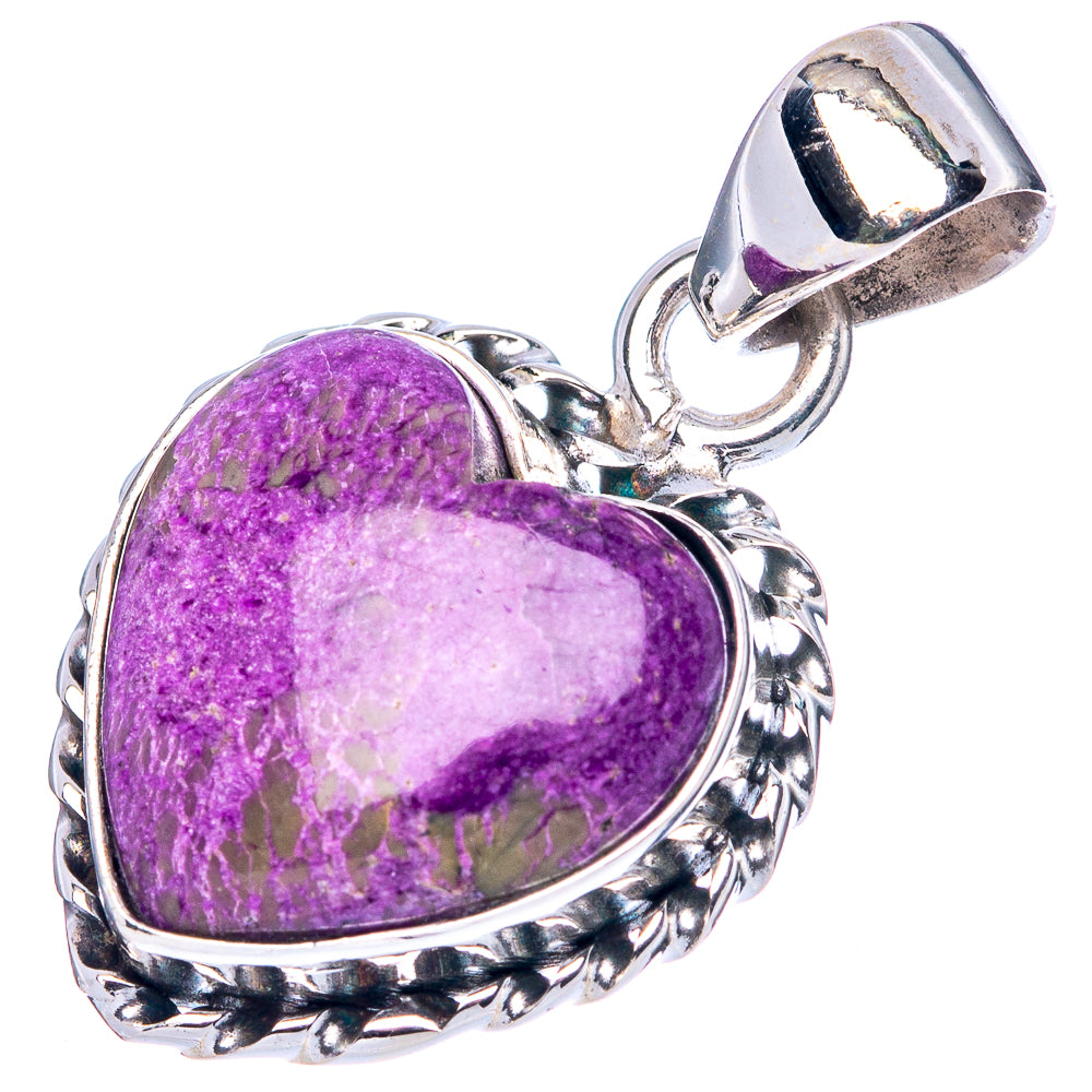 Stichtite Pendant 1 1/8" (925 Sterling Silver) P42514