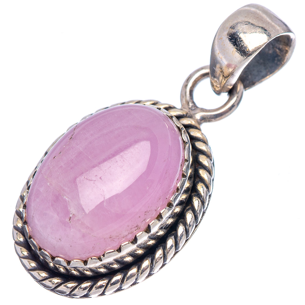 Kunzite Pendant 1 1/8" (.925 Sterling Silver)
