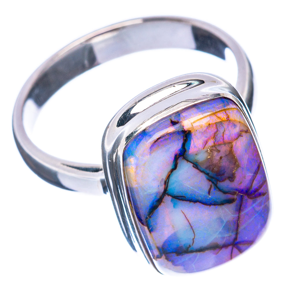 Rare Sterling Opal Ring Size 7.25 (925 Sterling Silver) R2907