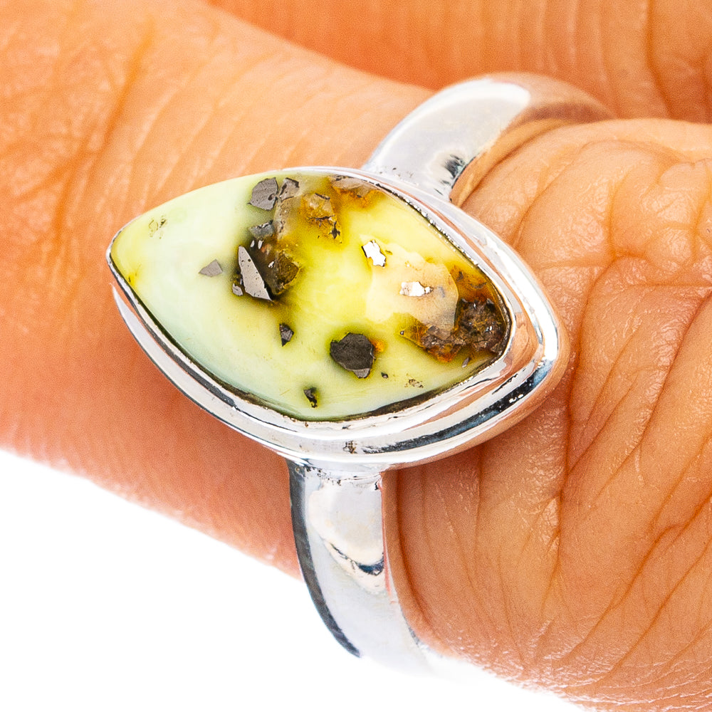 Rare Palomino Turquoise Ring Size 6 (925 Sterling Silver) R8200