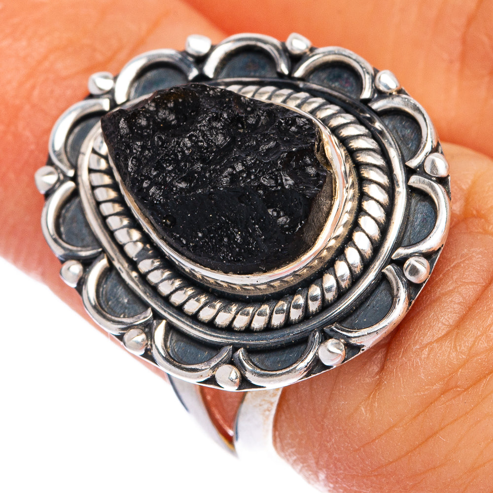 Tektite Ring Size 6 (925 Sterling Silver) R145333