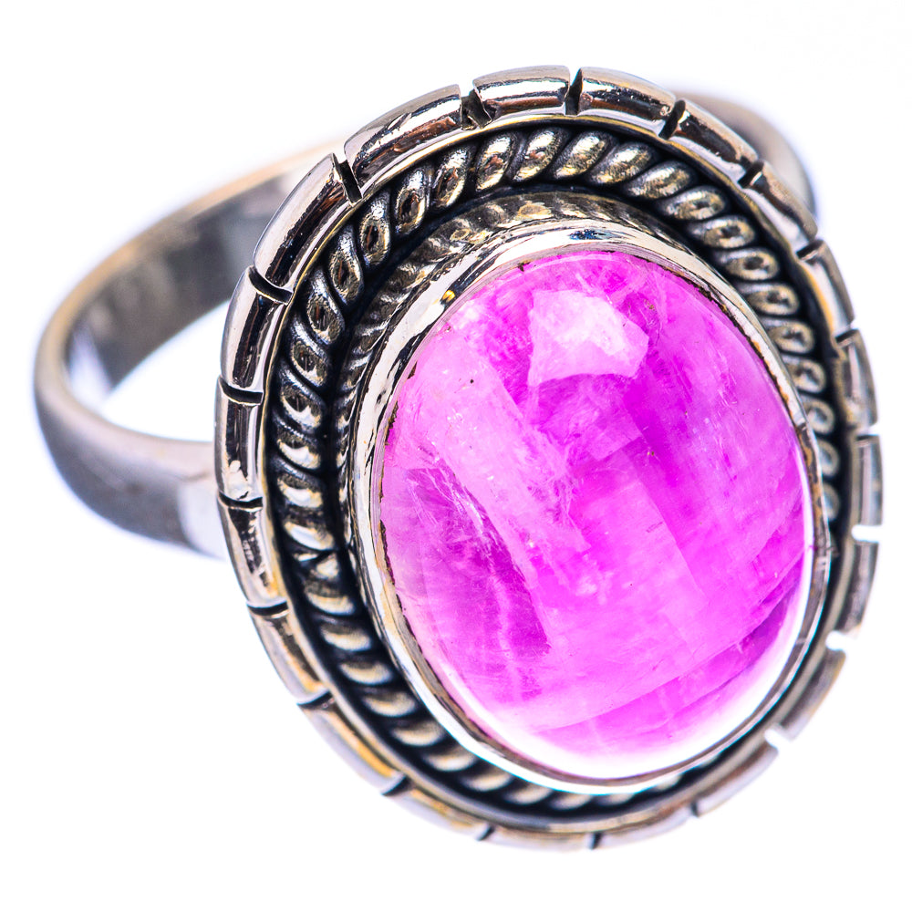 Pink Moonstone Ring Size 6.75 (925 Sterling Silver) R142777