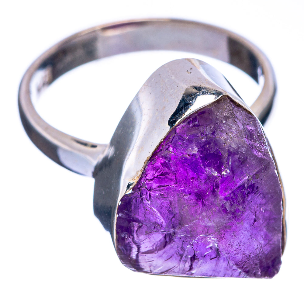 Raw Amethyst Ring Size 6.75 (925 Sterling Silver) R144571