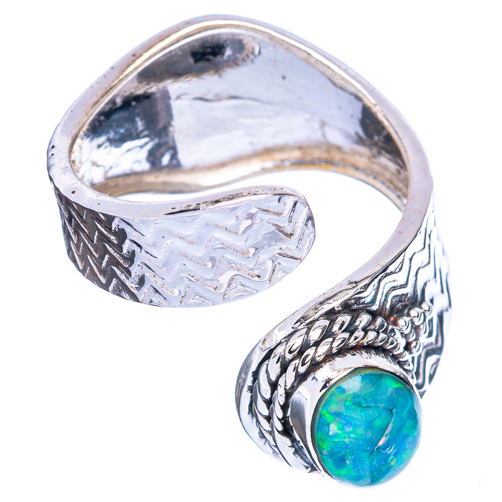 Rare  Doublet Opal Ring Size 5.5 (925 Sterling Silver) R3666