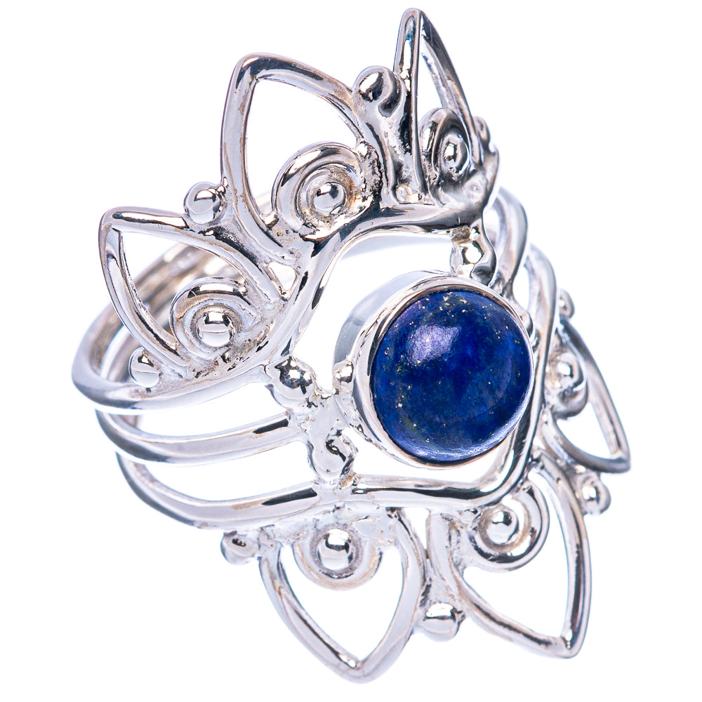Premium Lapis Lazuli Ring Size 6.75 (925 Sterling Silver) R2641