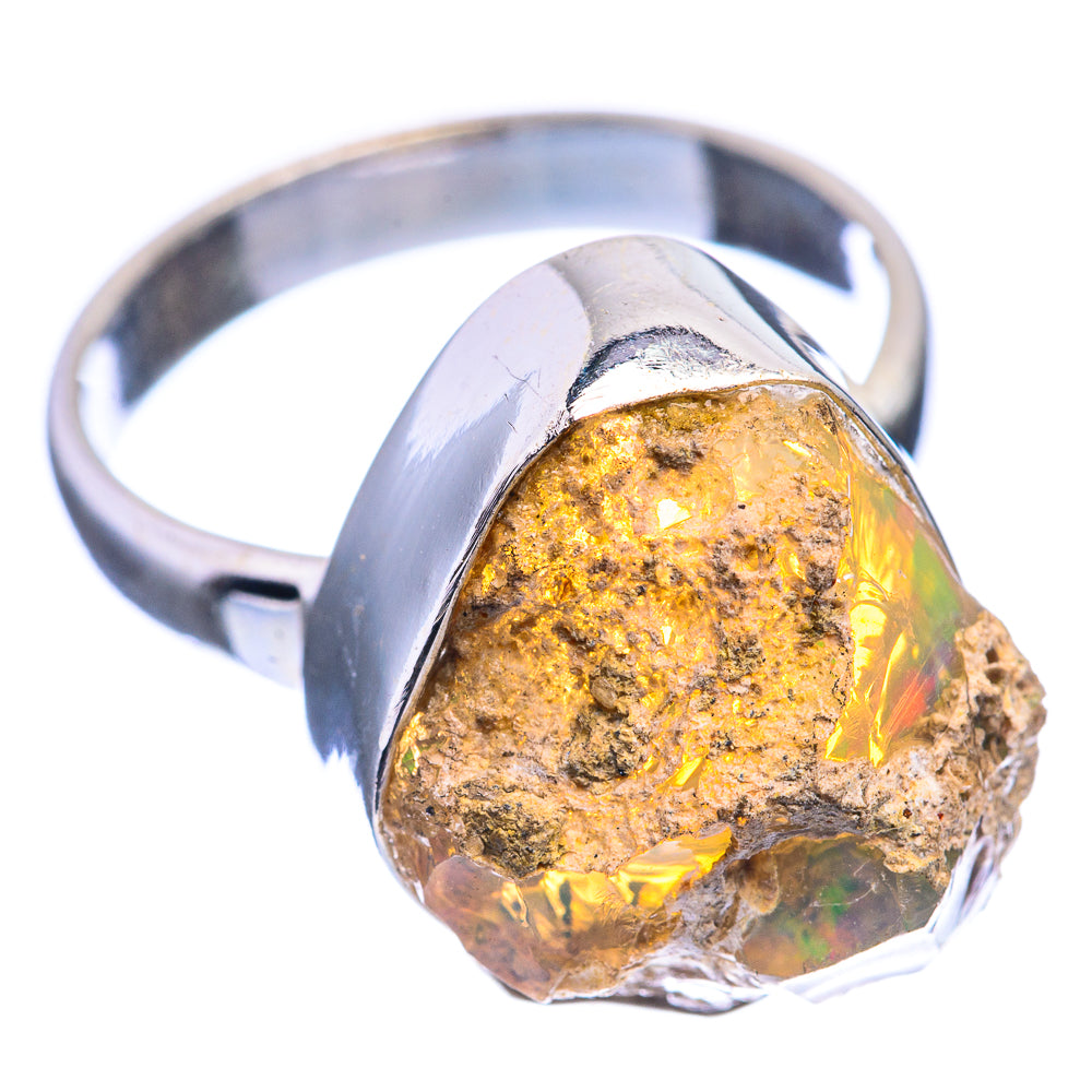 Raw Ethiopian Opal Ring Size 7 (925 Sterling Silver) R142021
