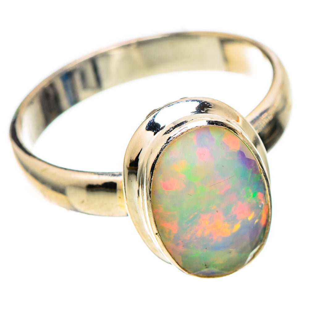 Natural Ethiopian Opal Ring Size 8 (925 Sterling Silver) RING137812