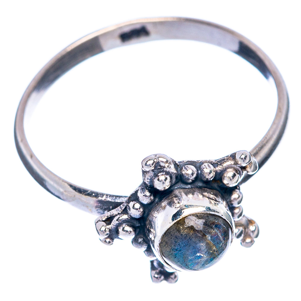 Labradorite Dainty Ring Size 6.75 (925 Sterling Silver) R145525