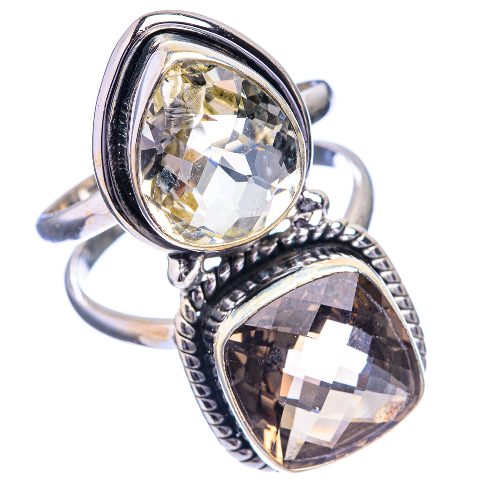 Large Multi-Topaz Ring Size 8.25 (925 Sterling Silver) R142734