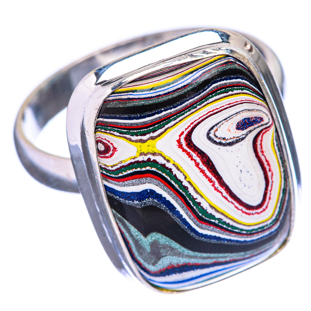 Fordite Ring Size 10.5 (925 Sterling Silver) R142638