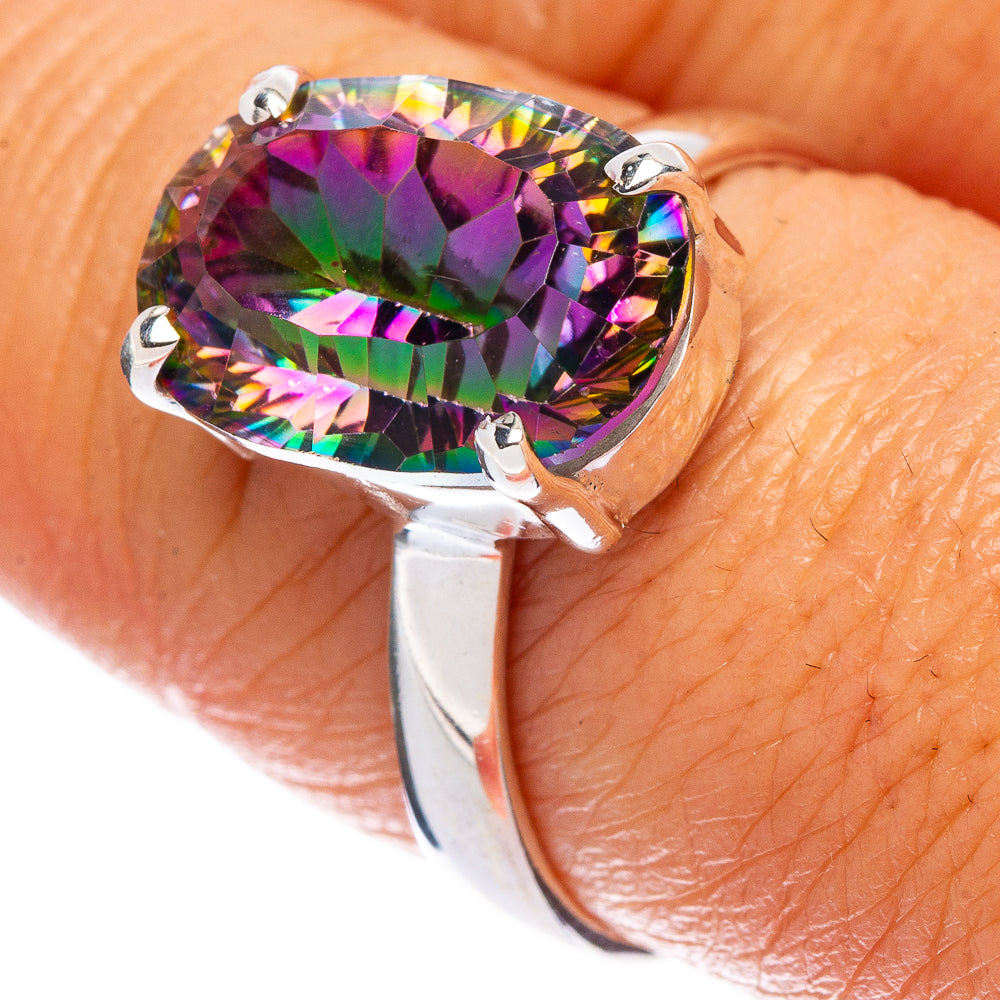 Mystic Topaz Ring Size 8.25 (925 Sterling Silver) R146711