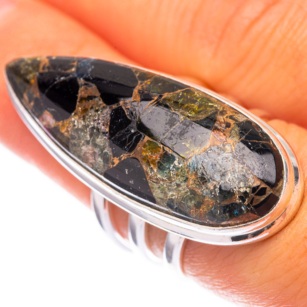 Large Mohave Black Onyx 925 Sterling Silver Ring Size 7 (925 Sterling Silver) RING140450