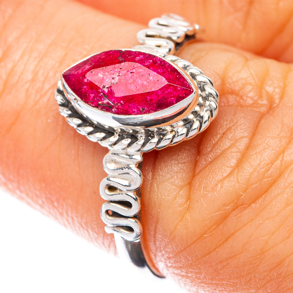 Ruby Dainty Ring Size 6.75 (925 Sterling Silver) R144998