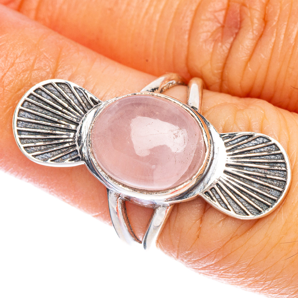 Rose Quartz Ring Size 5.75 (925 Sterling Silver) R147181