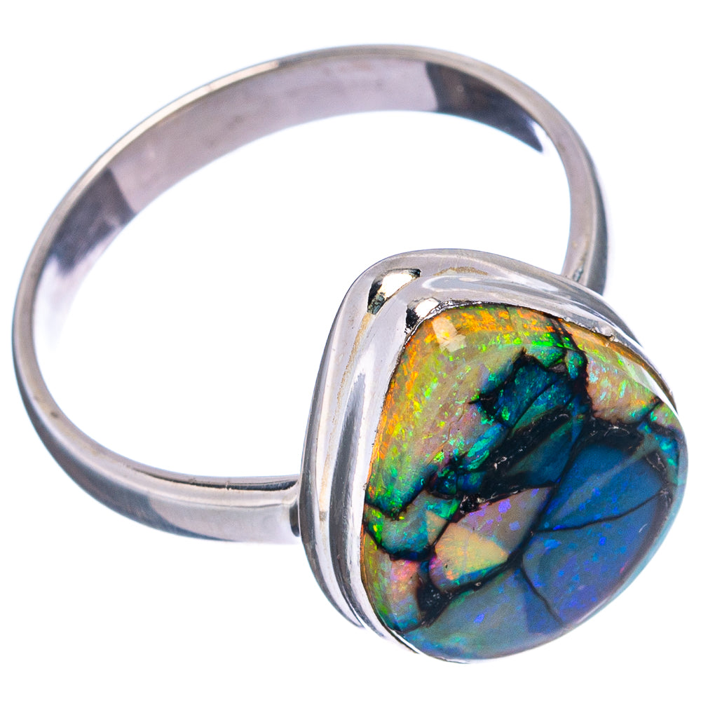 Rare Sterling Opal Ring Size 10 (.925 Sterling Silver)
