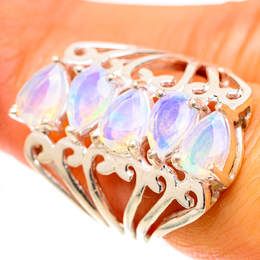 Ethiopian Opal Ring Size 6.5 (925 Sterling Silver) RING138701