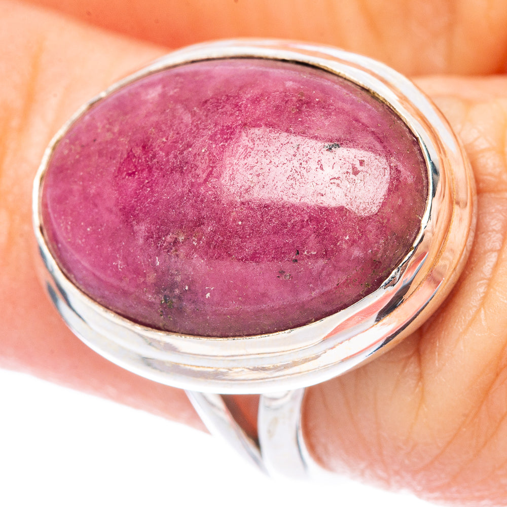 Rhodonite Ring Size 5.75 (925 Sterling Silver) R1715