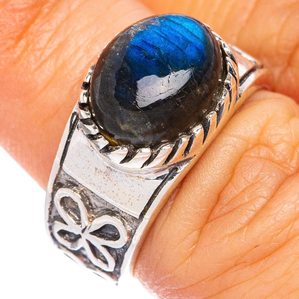 Labradorite Ring Size 5.75 (925 Sterling Silver) R1227