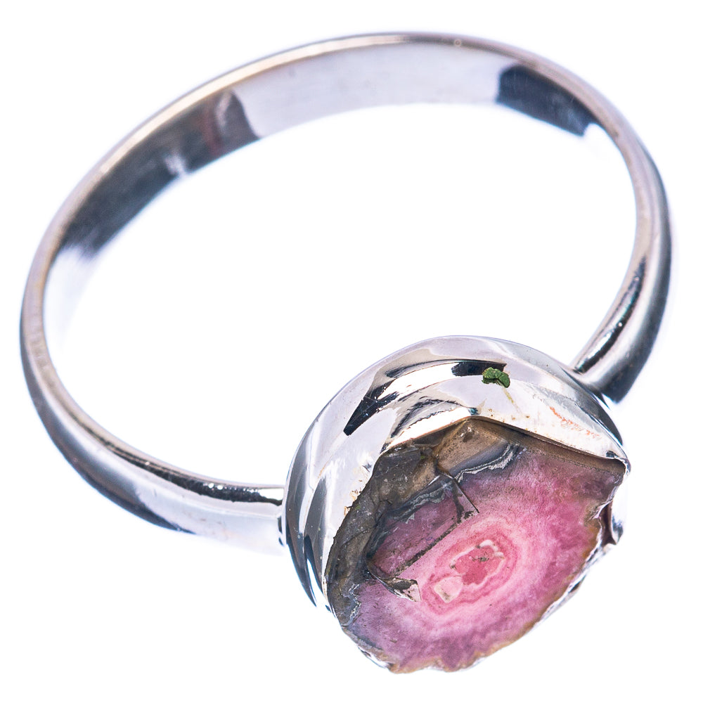 Rare Rhodochrosite Stalactite Ring Size 9.5 (925 Sterling Silver) R2797