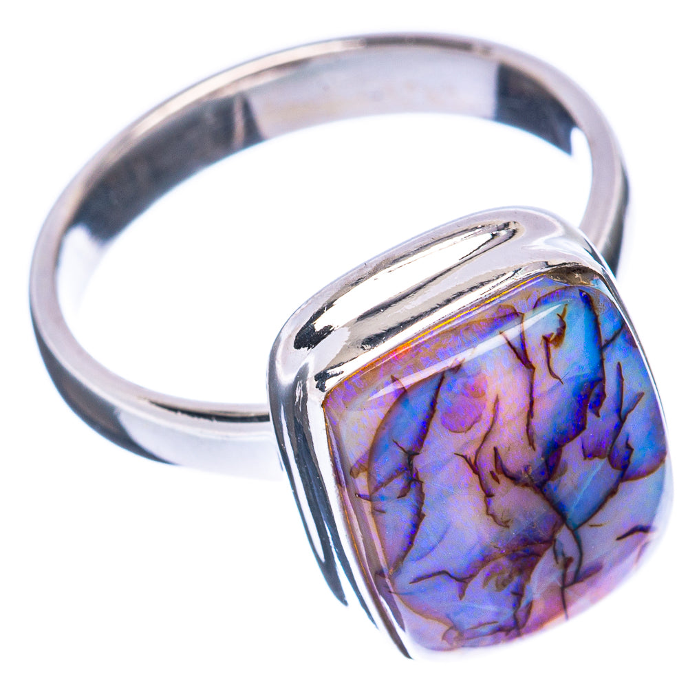 Rare Sterling Opal Ring Size 7.5 (925 Sterling Silver) R2990