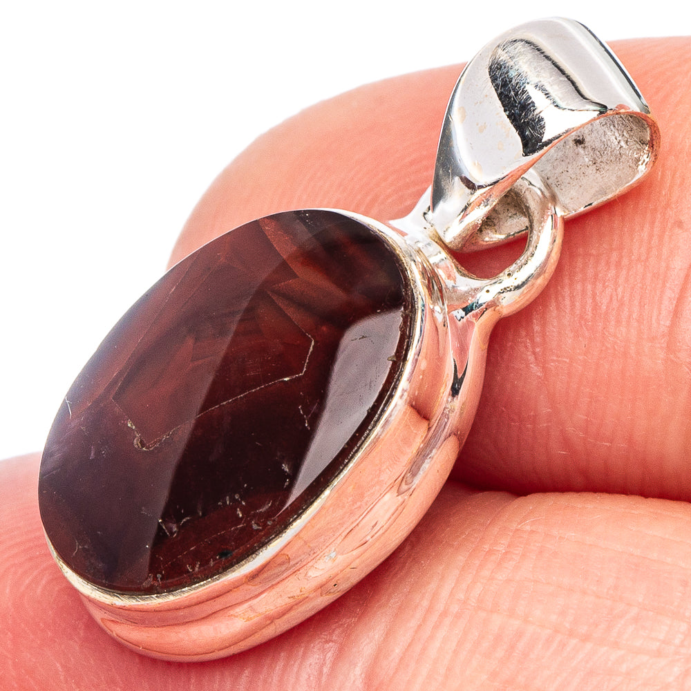 Botswana Agate Pendant 7/8" (925 Sterling Silver) P44201
