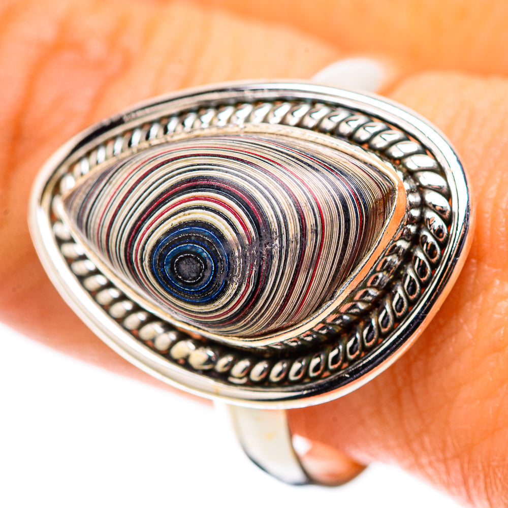 Fordite Ring Size 10.25 (925 Sterling Silver) RING138471