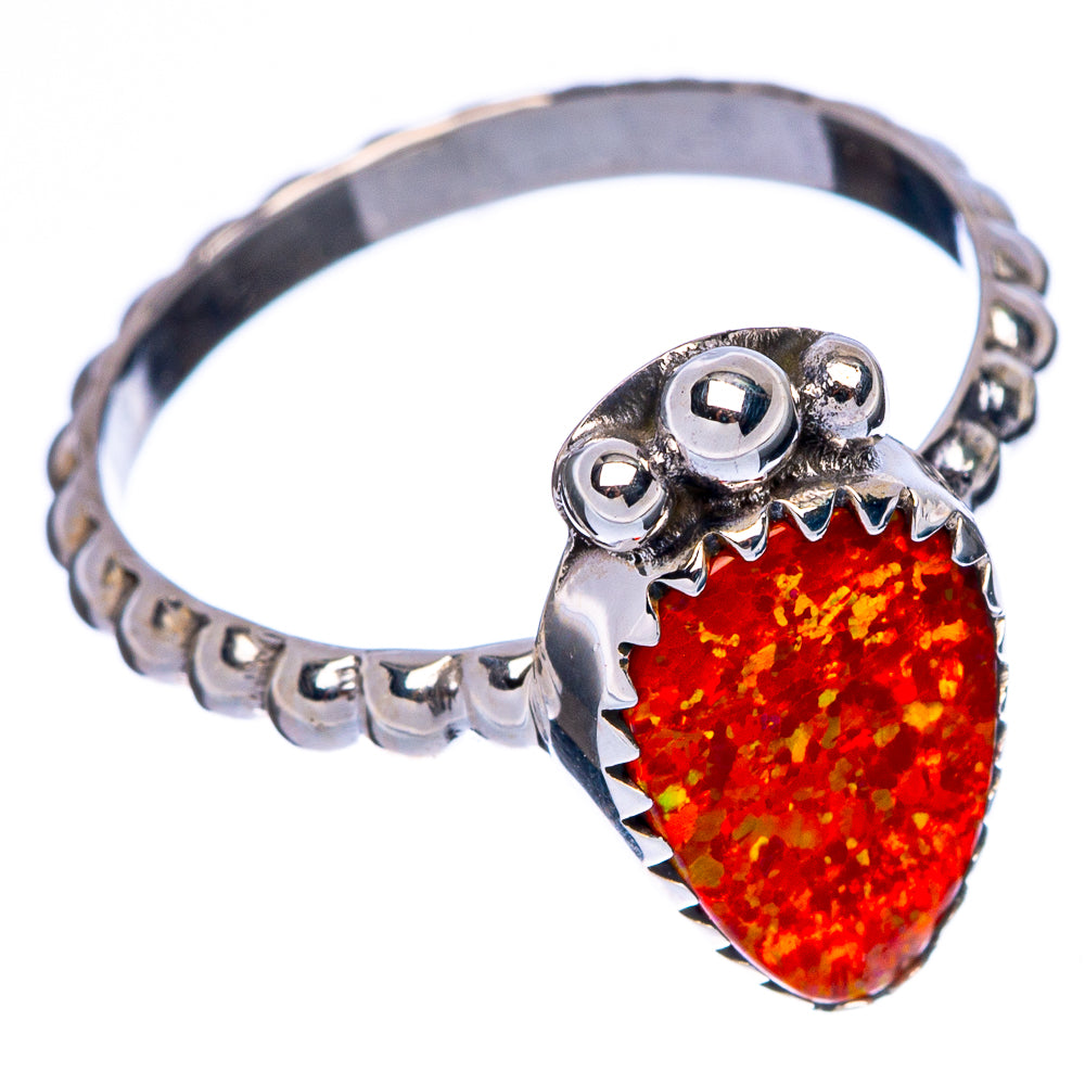 Synthetic Opal Ring Size 7 (925 Sterling Silver) R146169