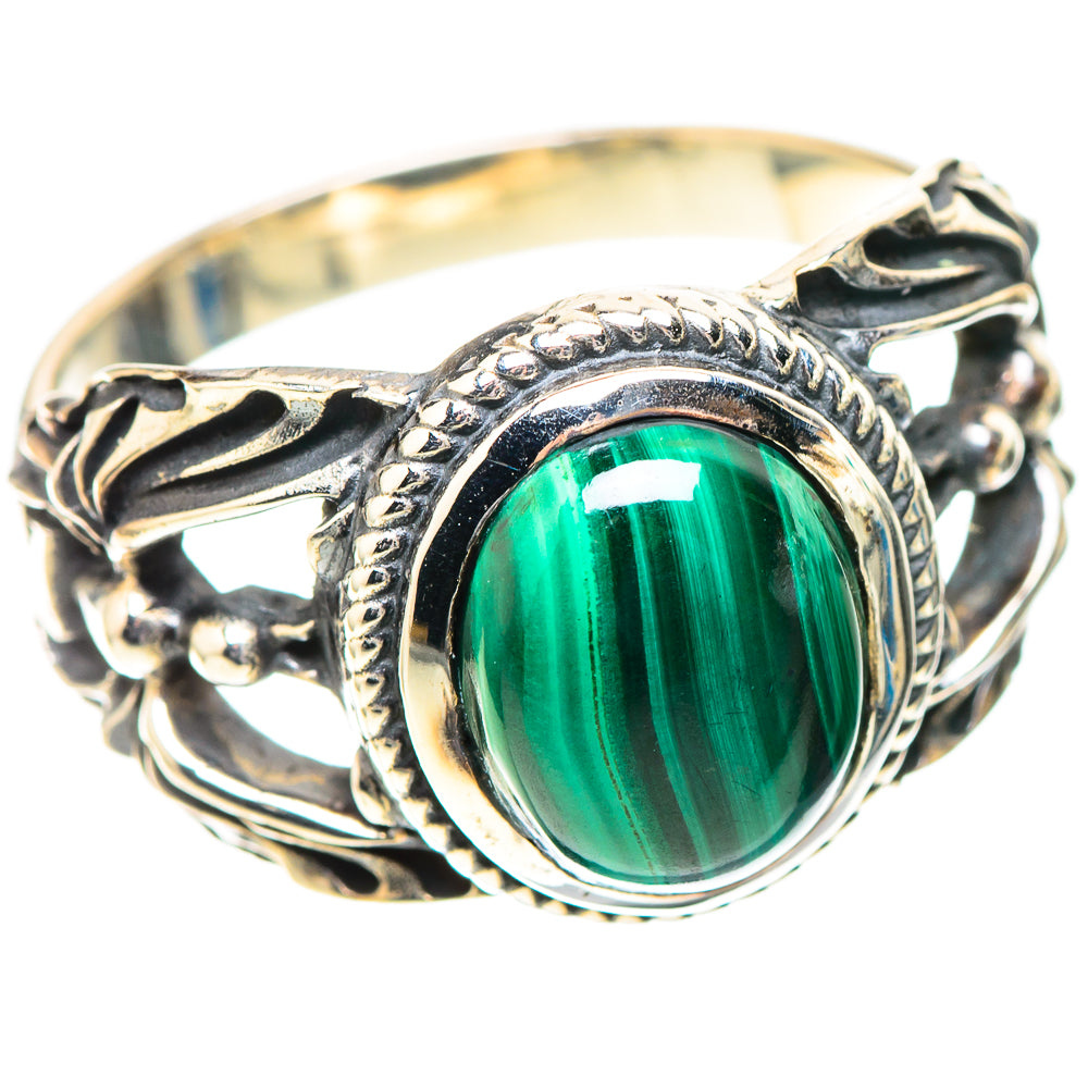 Malachite Ring Size 9.25 (925 Sterling Silver) RING138874